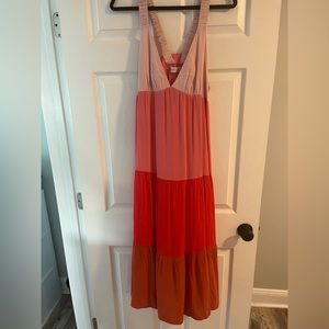 Petal and Pup Pink Tiered Dress